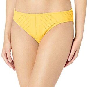 Kenneth Cole Yellow Shore Hipster Bikini Bottom S